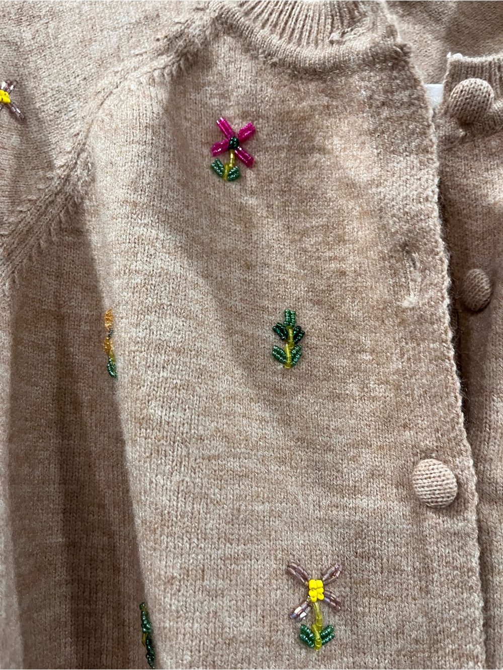 Hyacinth House Multi Floral Embellishment Elsie Cardigan like new small - Picture 6 of 10